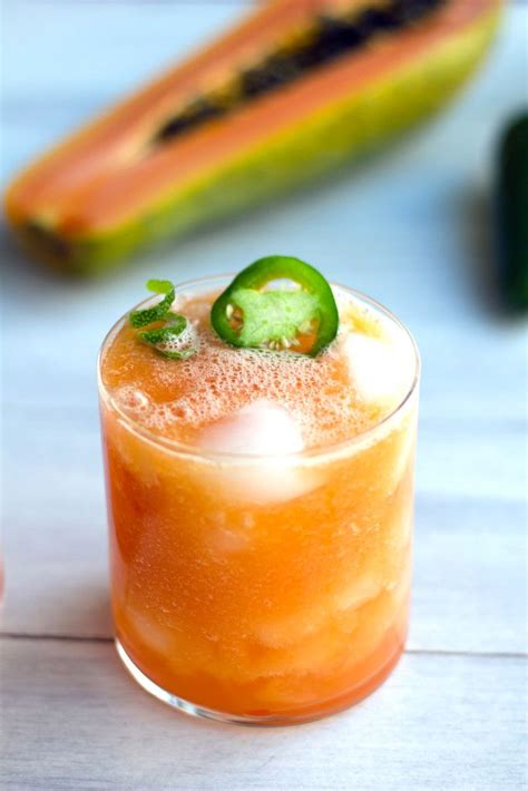 Tropical Papaya Jalapeño Refresher Hp Sprout Recipe Coconut Water