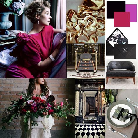 Color Palette And Inspiration Board Hollywood Regency Universal