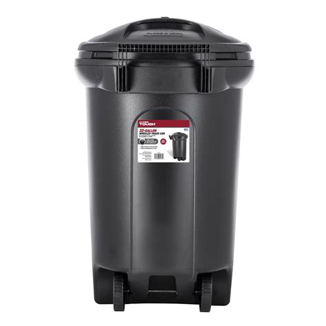 Quick Release Latches United Solutions 32 Gallon Waste Garbage Bin With