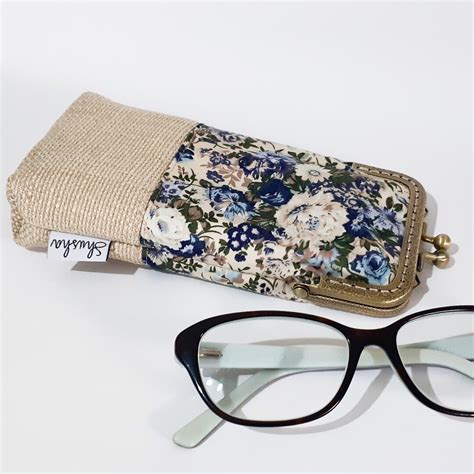 Handmade Fabric Eyeglass Case Eyeglass Pouch Case Gift Soft Etsy