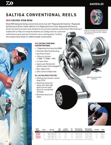 Daiwa Fishing Tackle 2016 Catalog Page 48