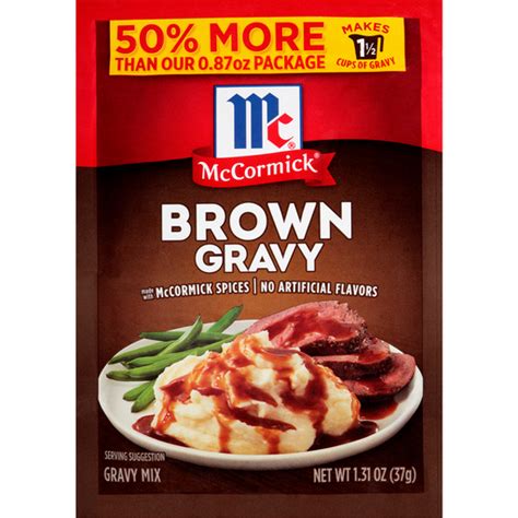 What is the recipe for mccormick thyme? McCormick® Brown Gravy Mix 1.31 oz. Packet | Casey's Foods