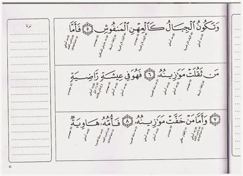 Tujuhpen Blogspot Hukum Tajwid Surah Al Qariah