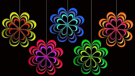 Tissue paper flowers ~ here is another great simple paper craft on how to make tissue paper flower. How to Make A Hanging Paper Flower for Easy Party ...
