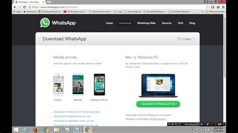 How To Install Whatsapp On Any Pc Win 7810 Latest Without Bluestack