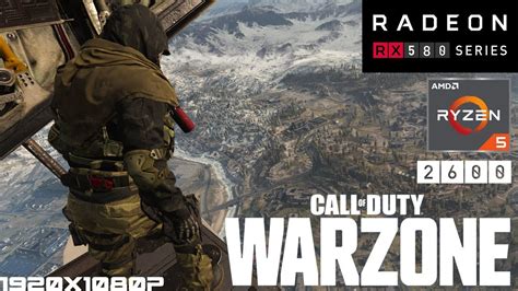 Call Of Duty Warzone Rx 580 Ryzen 5 2600 16 Gb Ram 1920x1080