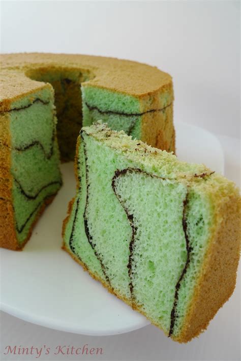The moment the pancakes arrive at your table, you will be greeted by a welcoming aroma of pandan and coconut. Minty's Kitchen: Coco-Pandan Chiffon Cake