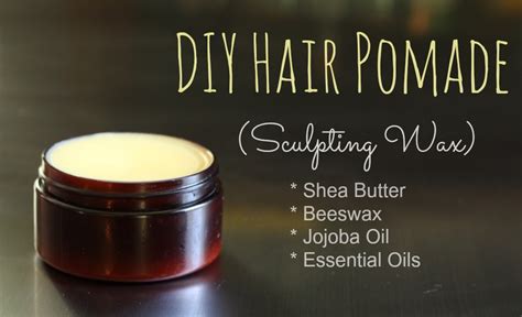 Be careful not to overheat it. How to make Homemade Hair Pomade - Going EverGreen