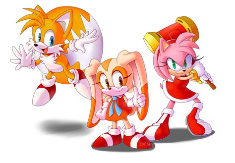 Pc Tails Cream And Amy By Zoiby On Deviantart
