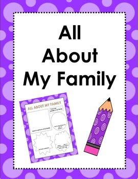 Synonym for my family and me no, they are both grammatically correct. All About My Family Worksheet by Kaitlyn Fashingbauer | TpT