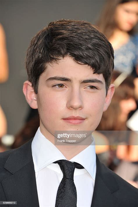 Actress Ian Nelson Arrives At The Premiere Of Lionsgates The Hunger