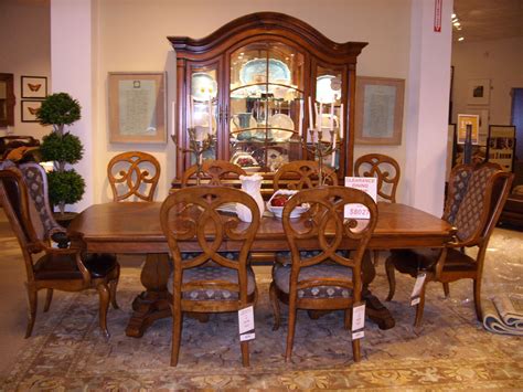 Italian provicial, pecan, cane back, spindles on the top center and finials on the top posts. Thomasville Of Montgomeryville! Enjoy the Design ...