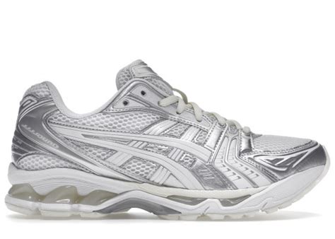 Asics Gel Kayano 14 X Jjjjound Metallic Silver White