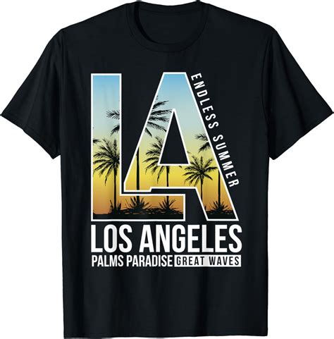 Los Angeles Graphic T Shirt Uk Fashion