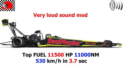 Top FUEL 11000 HP Dragster In Assetto Corsa Crazy Sound YouTube