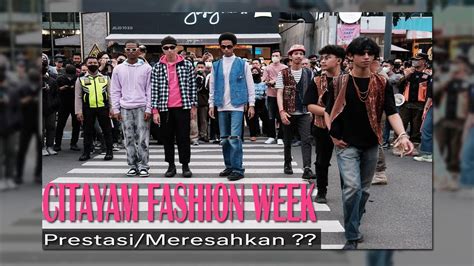 Citayam Fashion Week Lenggak Lenggok Di Zebra Cros Youtube