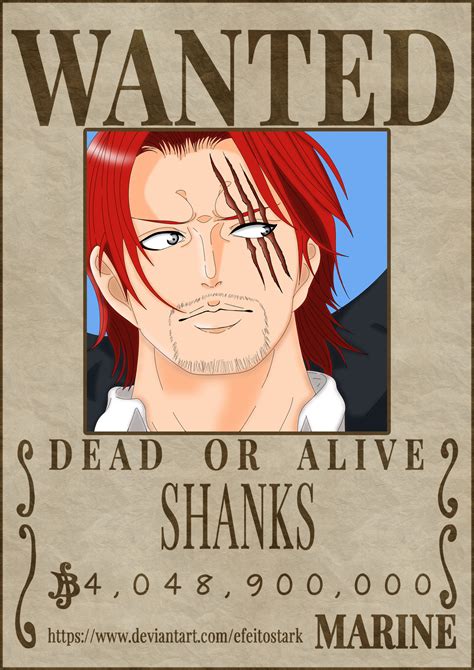 One Piece Wanted Poster Template