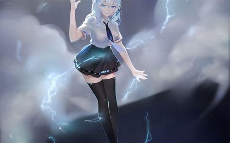 Anime Storm Background