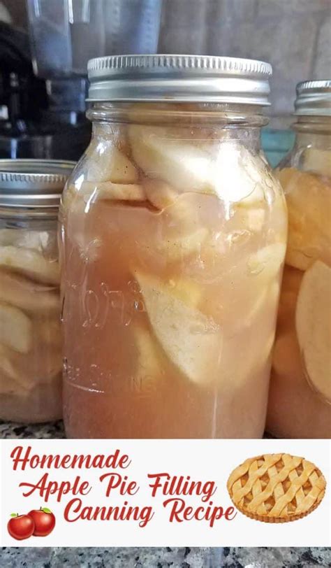 Homemade Apple Pie Filling Canning Recipe