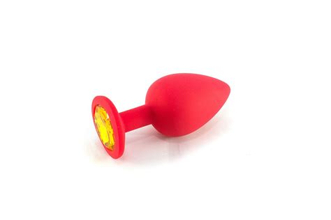 Анальная пробка силикон l красная продажа цена в Херсоне интимные игрушки от sex drive