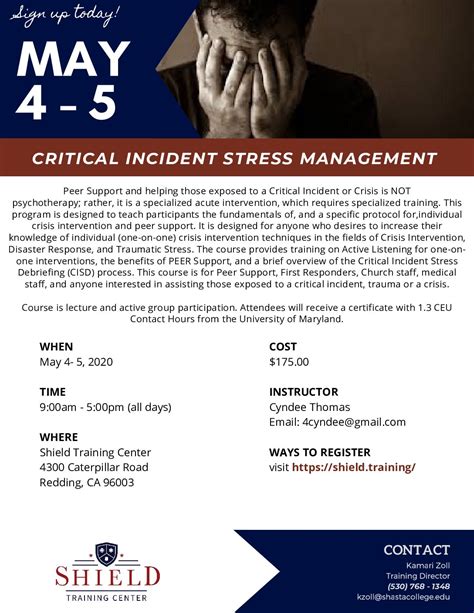 Critical Incident Stress Management Shieldtraining