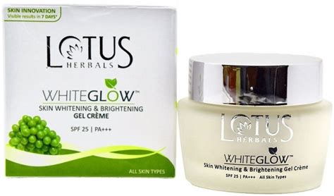 Want radiant skin that glows brighter than the sun? Lotus Herbals Whiteglow Skin Whitening & Brightening Gel ...