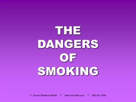 Ppt The Dangers Of Smoking Powerpoint Presentation Free Download