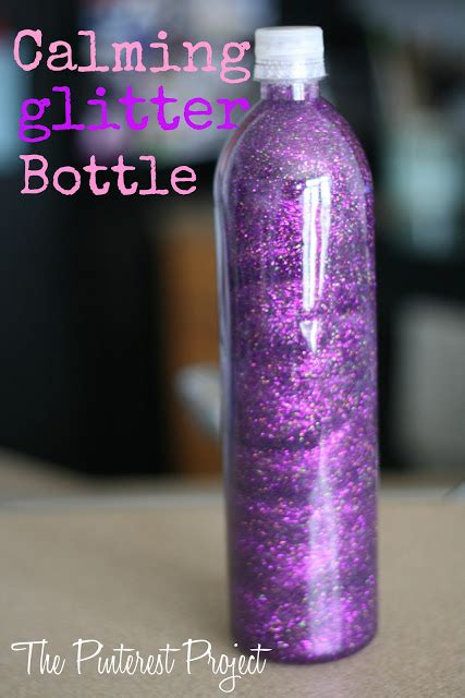 A Calming Glitter Bottle The Pinterest Project Glitter Bottle