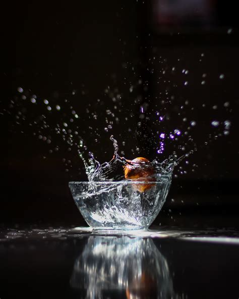 High Speed Water Splash Photography