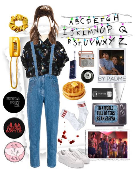 Eleven’s Style Outfit Shoplook Stranger Things Outfit Stranger Things Costume Stranger