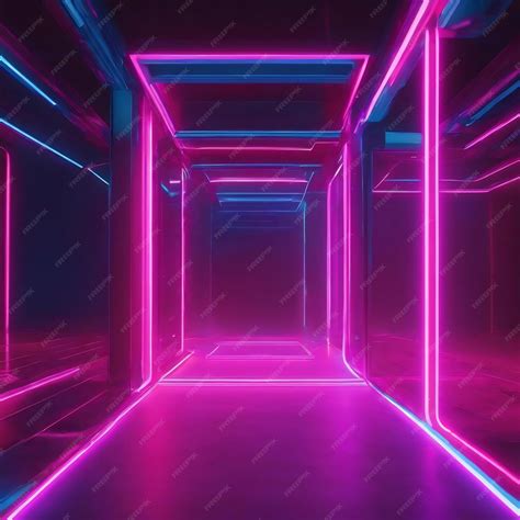 Premium Ai Image 3d Abstract Background Render Two Pink And Blue