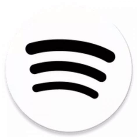 Black And White Spotify Logo Opmcor