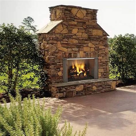 Villawood 42 Outdoor Wood Burning Fireplace Fines Gas
