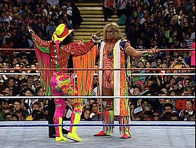 Macho Man Randy Savage Vs Ultimate Warrior Macho Man Randy Savage