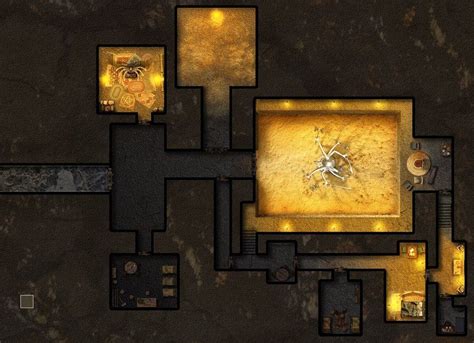 Temple With Arena By Hero339 On Deviantart Dungeon Maps Dungeon