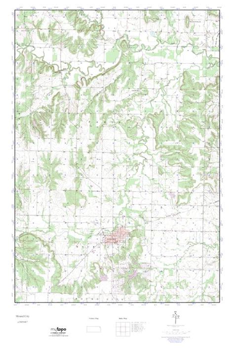 Mytopo Mound City Kansas Usgs Quad Topo Map