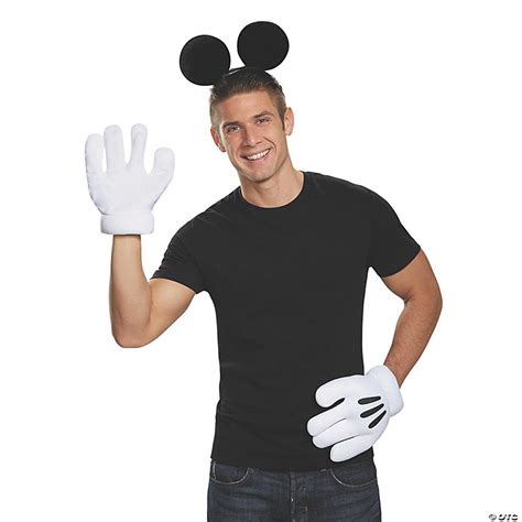 Adults Mickey Mouse Ears And Gloves Kit Oriental Trading