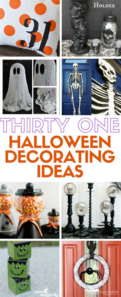So easy it s scary.great ways to decorate your home for the holiday from cute… How to Make 31 Halloween Decoration Ideas | Crafts, Easy ...