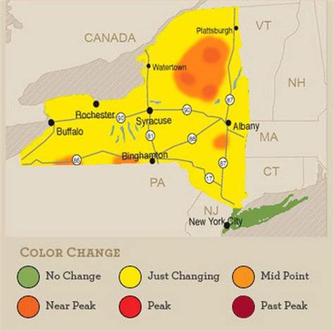 Fall Foliage 2014 Near Peak Colors Expected For Parts Of New York