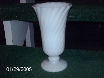 Large Vintage Eo Brody Milk Glass High Vase Antique Price Guide