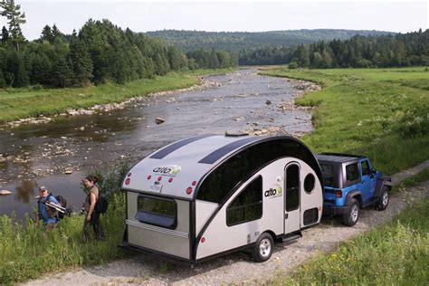 This travel trailer is 18 foot in total, and is indeed an outstanding travel trailer that is also budget friendly. Safari Condo reinvents the teardrop with an electric pop ...