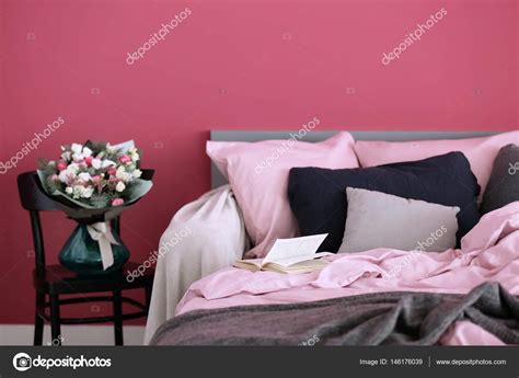 Interior Of Modern Bedroom Stock Photo By ©belchonock 146176039