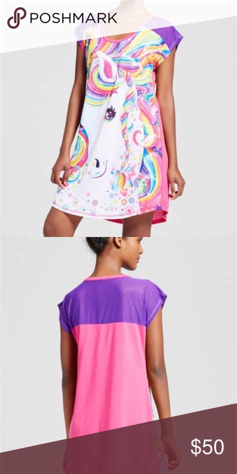 Sold Lisa Frank Sleep Shirt Unicorn Lxl 🦄