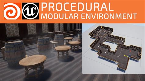 Procedular Modular Environment With Houdini And Unreal Engine 4 Ue4