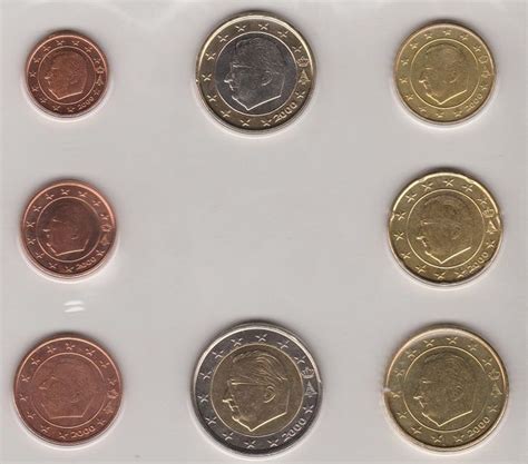 Belgium Year Set 1 Cent Up To 2 Euro 2000 8 Coins Catawiki