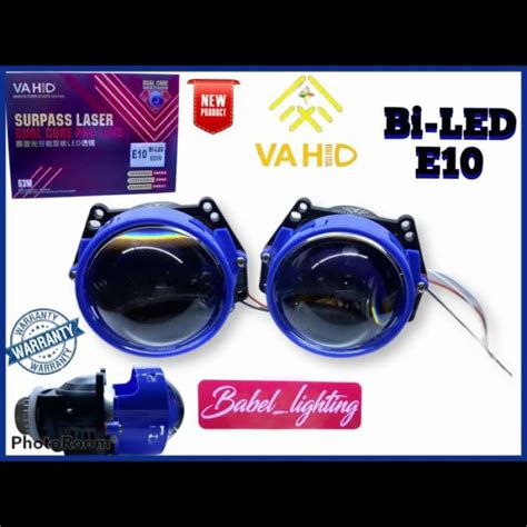 Jual Limited Projector Biled E10 Vahid 3inch Bluelens Paket Lengkap