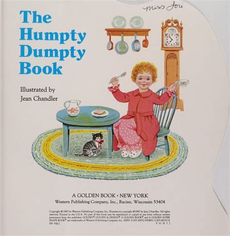 The Humpty Dumpty Book 1987 Edition Open Library