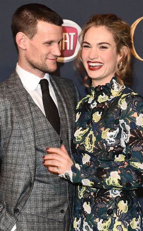 Lily James And Matt Smith Make Their Debut As A Couple At Cinderella