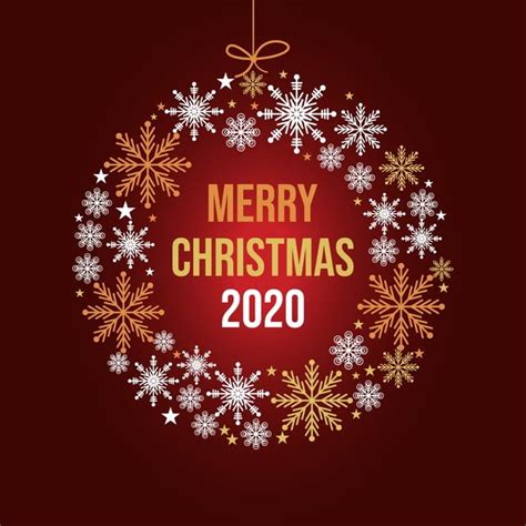 Xmas and new year is the holiday season across the world. Merry Christmas 2020 Card Beautiful Circular Background, Backgroundframe, Christmas, Merry ...