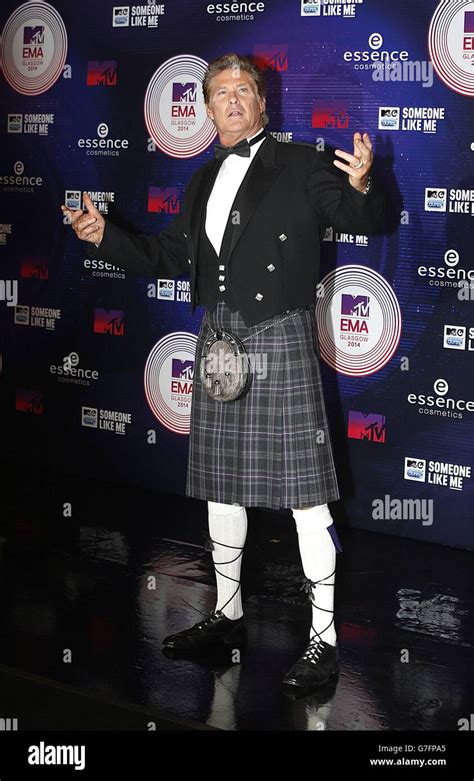 Mtv Europe Music Awards Arrivals Glasgow David Hasselhoff Arriving
